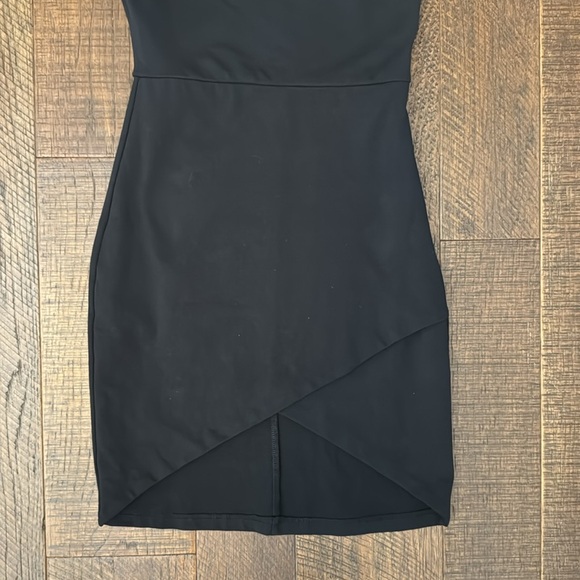 Revolve Superdown fallon asymmetrical mini dress in black - Picture 5 of 9